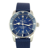 Buy Shop Breitling Superocean Heritage B20 Automatic 42 Blue Dial Blue Mesh Bracelet Watch for Men - AB2010161C1S1 USA Online
