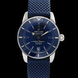 Buy Shop Breitling Superocean Heritage B20 Automatic 42 Blue Dial Blue Mesh Bracelet Watch for Men - AB2010161C1S1 USA Online