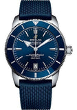Buy Shop Breitling Superocean Heritage B20 Automatic 42 Blue Dial Blue Mesh Bracelet Watch for Men - AB2010161C1S1 USA Online