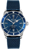 Buy Shop Breitling Superocean Heritage B20 Automatic 42 Blue Dial Blue Mesh Bracelet Watch for Men - AB2010161C1S1 USA Online