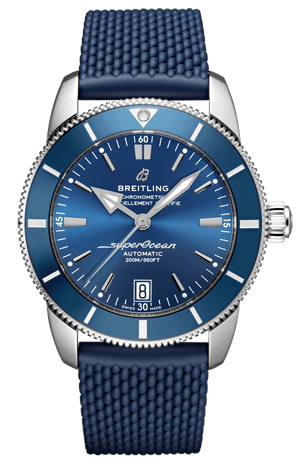 Buy Shop Breitling Superocean Heritage B20 Automatic 42 Blue Dial Blue Mesh Bracelet Watch for Men - AB2010161C1S1 USA Online
