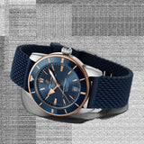 Buy Shop Breitling Superocean Heritage B20 Automatic 42 Blue Dial Blue Mesh Bracelet Watch for Men - UB2010161C1S1 USA Online