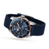 Buy Shop Breitling Superocean Heritage B20 Automatic 42 Blue Dial Blue Mesh Bracelet Watch for Men - UB2010161C1S1 USA Online