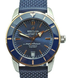 Buy Shop Breitling Superocean Heritage B20 Automatic 42 Blue Dial Blue Mesh Bracelet Watch for Men - UB2010161C1S1 USA Online