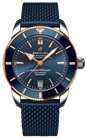 Buy Shop Breitling Superocean Heritage B20 Automatic 42 Blue Dial Blue Mesh Bracelet Watch for Men - UB2010161C1S1 USA Online