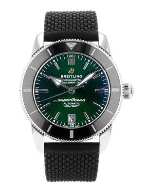 Buy Shop Breitling Superocean Heritage B20 Automatic 42 Green Dial Black Mesh Bracelet Watch for Women - AB2010121L1S1 USA Online