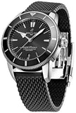 Buy Shop Breitling Superocean Heritage B20 Automatic 44 Black Dial Black Mesh Bracelet Watch for Men - AB2030121B1S1 USA Online
