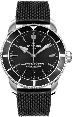 Buy Shop Breitling Superocean Heritage B20 Automatic 44 Black Dial Black Mesh Bracelet Watch for Men - AB2030121B1S1 USA Online