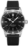 Buy Shop Breitling Superocean Heritage B20 Automatic 44 Black Dial Black Mesh Bracelet Watch for Men - AB2030121B1S1 USA Online