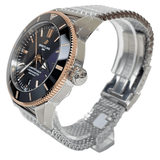 Buy Shop Breitling Superocean Heritage B20 Automatic 44 Black Dial Silver Mesh Bracelet Watch for Men - UB2030121B1A1 USA Online