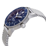Buy Shop Breitling Superocean Heritage B20 Automatic 44 Blue Dial Silver Mesh Bracelet Watch for Men - AB2030161C1A1 USA Online