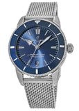 Buy Shop Breitling Superocean Heritage B20 Automatic 44 Blue Dial Silver Mesh Bracelet Watch for Men - AB2030161C1A1 USA Online