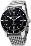Buy Shop Breitling Superocean Heritage B20 Automatic 46 Black Dial Silver Mesh Bracelet Watch for Men - AB2020121B1A1 USA Online
