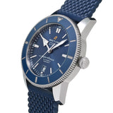 Buy Shop Breitling Superocean Heritage B20 Automatic 46 Blue Dial Blue Mesh Bracelet Watch for Men - AB2020161C1S1 USA Online