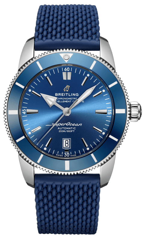 Buy Shop Breitling Superocean Heritage B20 Automatic 46 Blue Dial Blue Mesh Bracelet Watch for Men - AB2020161C1S1 USA Online