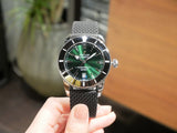 Buy Shop Breitling Superocean Heritage B20 Automatic 46 Green Dial Black Mesh Bracelet Watch for Men - AB2020121L1S1 USA Online