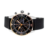 Buy Shop Breitling Superocean Heritage Chronograph 44 Black Dial Black Mesh Bracelet Watch for Men - U13313121B1S1 USA Online