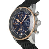Buy Shop Breitling Superocean Heritage Chronograph 44 Black Dial Black Mesh Bracelet Watch for Men - U13313121B1S1 USA Online