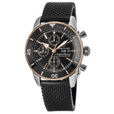 Buy Shop Breitling Superocean Heritage Chronograph 44 Black Dial Black Mesh Bracelet Watch for Men - U13313121B1S1 USA Online