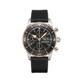 Buy Shop Breitling Superocean Heritage Chronograph 44 Black Dial Black Mesh Bracelet Watch for Men - U13313121B1S1 USA Online