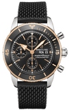 Buy Shop Breitling Superocean Heritage Chronograph 44 Black Dial Black Mesh Bracelet Watch for Men - U13313121B1S1 USA Online