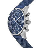 Buy Shop Breitling Superocean Heritage Chronograph 44 Blue Dial Blue Mesh Bracelet Watch for Men - A13313161C1S1 USA Online