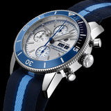 Buy Shop Breitling Superocean Heritage Chronograph 44 Ocean Conservancy Silver Dial Two Tone NATO Strap Watch for Men - A133131A1G1W1 USA Online