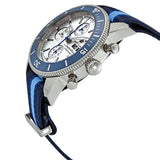 Buy Shop Breitling Superocean Heritage Chronograph 44 Ocean Conservancy Silver Dial Two Tone NATO Strap Watch for Men - A133131A1G1W1 USA Online