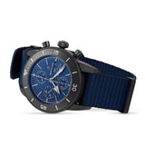 Buy Shop Breitling Superocean Heritage Chronograph 44 Outerknown Blue Dial Blue NATO Strap Watch for Men - M133132A1C1W1 USA Online