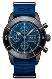 Buy Shop Breitling Superocean Heritage Chronograph 44 Outerknown Blue Dial Blue NATO Strap Watch for Men - M133132A1C1W1 USA Online