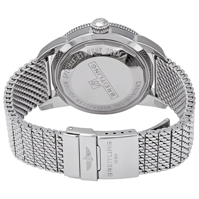 Buy Shop Breitling Superocean Heritage B20 Automatic 44 Blue Dial Silver Mesh Bracelet Watch for Men - AB2030161C1A1 USA Online