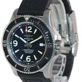 Buy Shop Breitling Superocean II 44mm Black Dial Black Rubber Strap Watch for Men - A17367D71B1S2 USA Online
