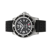 Buy Shop Breitling Superocean II 44mm Black Dial Black Rubber Strap Watch for Men - A17367D71B1S2 USA Online