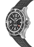Buy Shop Breitling Superocean II 44mm Black Dial Black Rubber Strap Watch for Men - A17367D71B1S2 USA Online