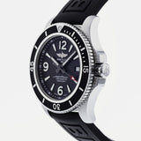 Buy Shop Breitling Superocean II 44mm Black Dial Black Rubber Strap Watch for Men - A17367D71B1S2 USA Online