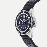 Buy Shop Breitling Superocean II 44mm Black Dial Black Rubber Strap Watch for Men - A17367D71B1S2 USA Online