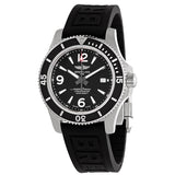 Buy Shop Breitling Superocean II 44mm Black Dial Black Rubber Strap Watch for Men - A17367D71B1S2 USA Online