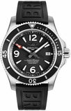 Buy Shop Breitling Superocean II 44mm Black Dial Black Rubber Strap Watch for Men - A17367D71B1S2 USA Online
