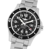Buy Shop Breitling Superocean II 44mm Black Dial Black Steel Strap Watch for Men - A17392D71B1A1 USA Online