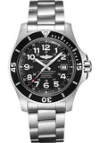 Buy Shop Breitling Superocean II 44mm Black Dial Black Steel Strap Watch for Men - A17392D71B1A1 USA Online