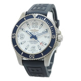 Buy Shop Breitling Superocean II Automatic 42mm White Dial Blue Rubber Strap Watch for Men - A17366D81A1S2 USA Online