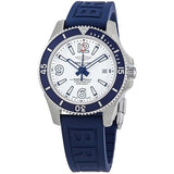 Buy Shop Breitling Superocean II Automatic 42mm White Dial Blue Rubber Strap Watch for Men - A17366D81A1S2 USA Online