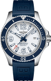 Buy Shop Breitling Superocean II Automatic 42mm White Dial Blue Rubber Strap Watch for Men - A17366D81A1S2 USA Online