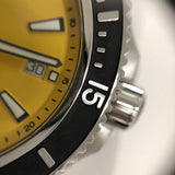 Buy Shop Breitling Superocean II Automatic 44mm Yellow Dial Silver Steel Strap Watch for Men - A17367021I1A1 USA Online