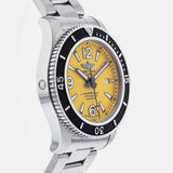 Buy Shop Breitling Superocean II Automatic 44mm Yellow Dial Silver Steel Strap Watch for Men - A17367021I1A1 USA Online