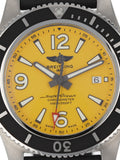 Buy Shop Breitling Superocean II Automatic 44mm Yellow Dial Silver Steel Strap Watch for Men - A17367021I1A1 USA Online
