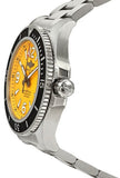 Buy Shop Breitling Superocean II Automatic 44mm Yellow Dial Silver Steel Strap Watch for Men - A17367021I1A1 USA Online