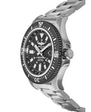 Buy Shop Breitling Superocean II Special 44mm Black Dial Silver Steel Strap Watch for Men - Y1739310/BF45/162A USA Online