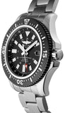 Buy Shop Breitling Superocean II Special 44mm Black Dial Silver Steel Strap Watch for Men - Y1739310/BF45/162A USA Online