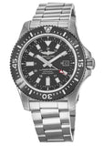 Buy Shop Breitling Superocean II Special 44mm Black Dial Silver Steel Strap Watch for Men - Y1739310/BF45/162A USA Online